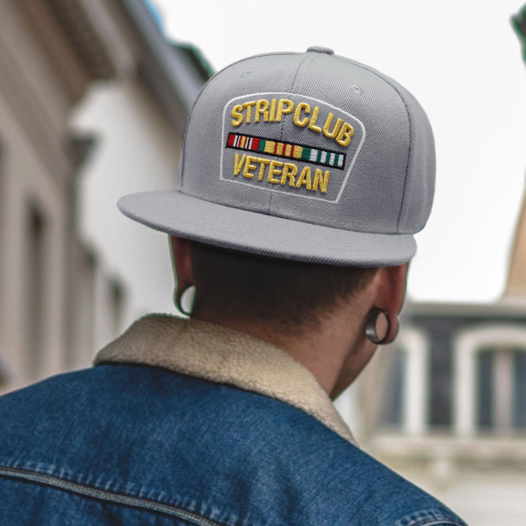 Strip Club Veteran Flat Bill