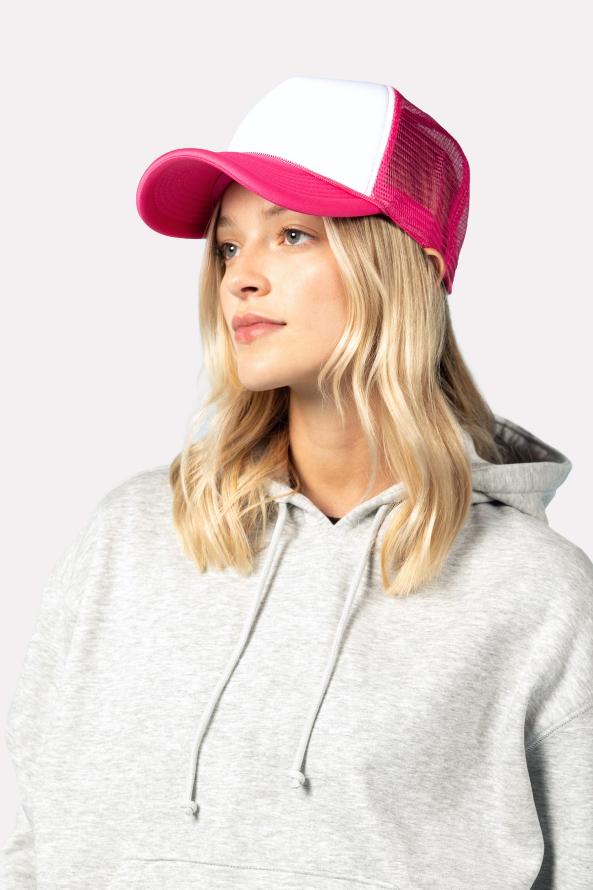 Two-Tone Foam Cap with Rope