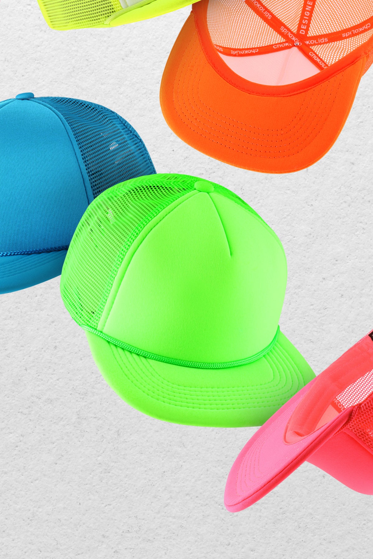 Foam Flat Bill with Rope