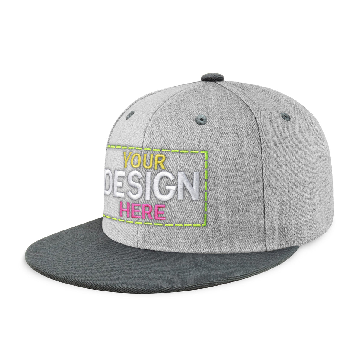 Custom Two-Tone Edge Flat Bill