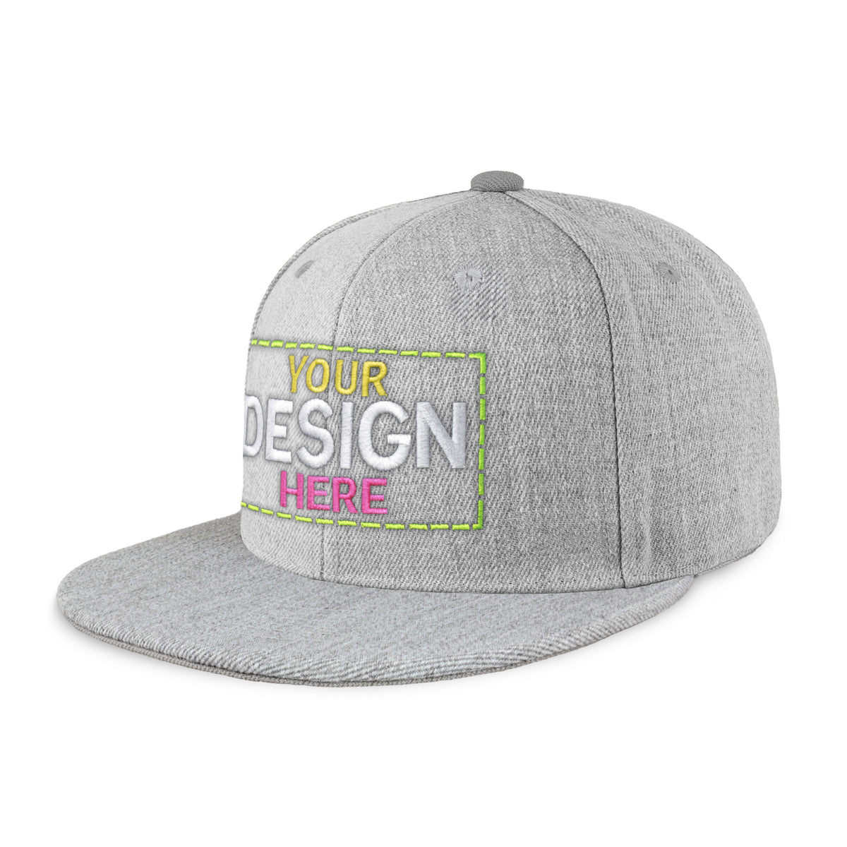 Custom Two-Tone Edge Flat Bill