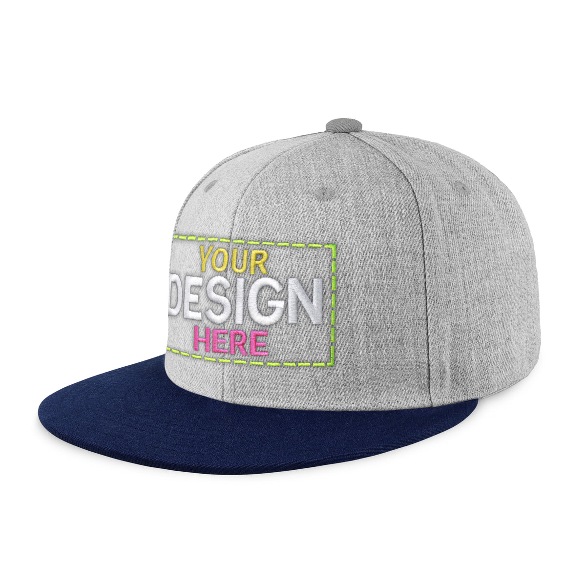 Custom Two-Tone Edge Flat Bill