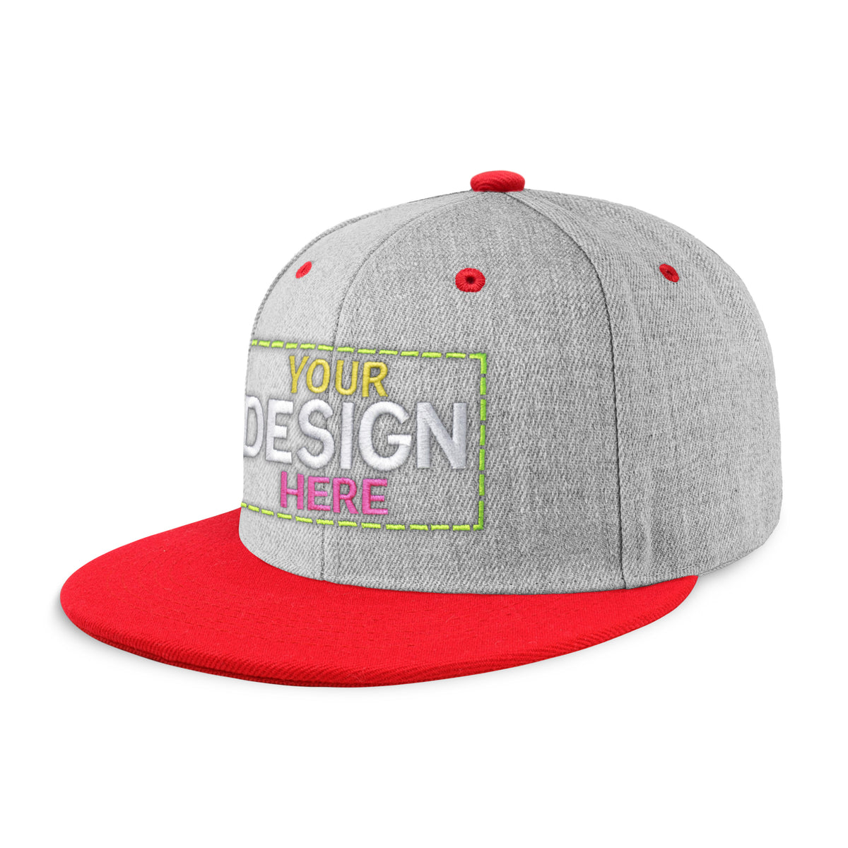 Custom Two-Tone Edge Flat Bill