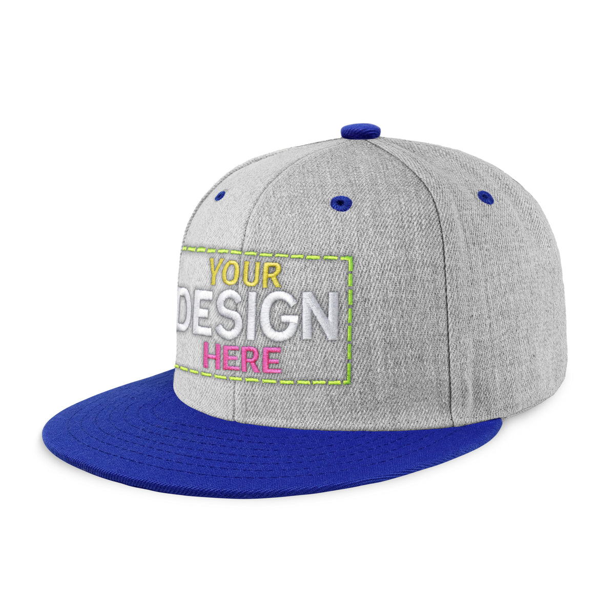 Custom Two-Tone Edge Flat Bill