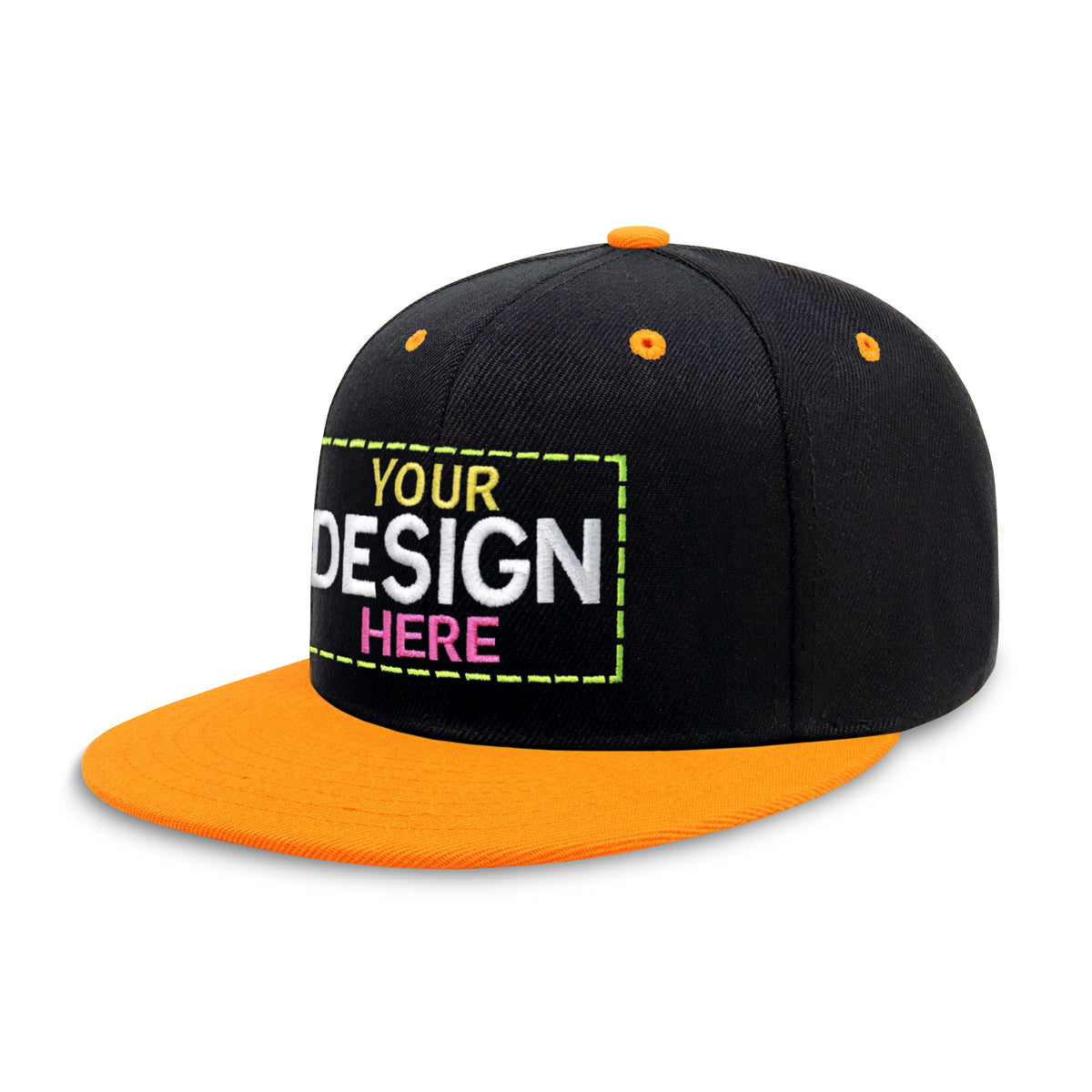 Custom Two-Tone Edge Flat Bill