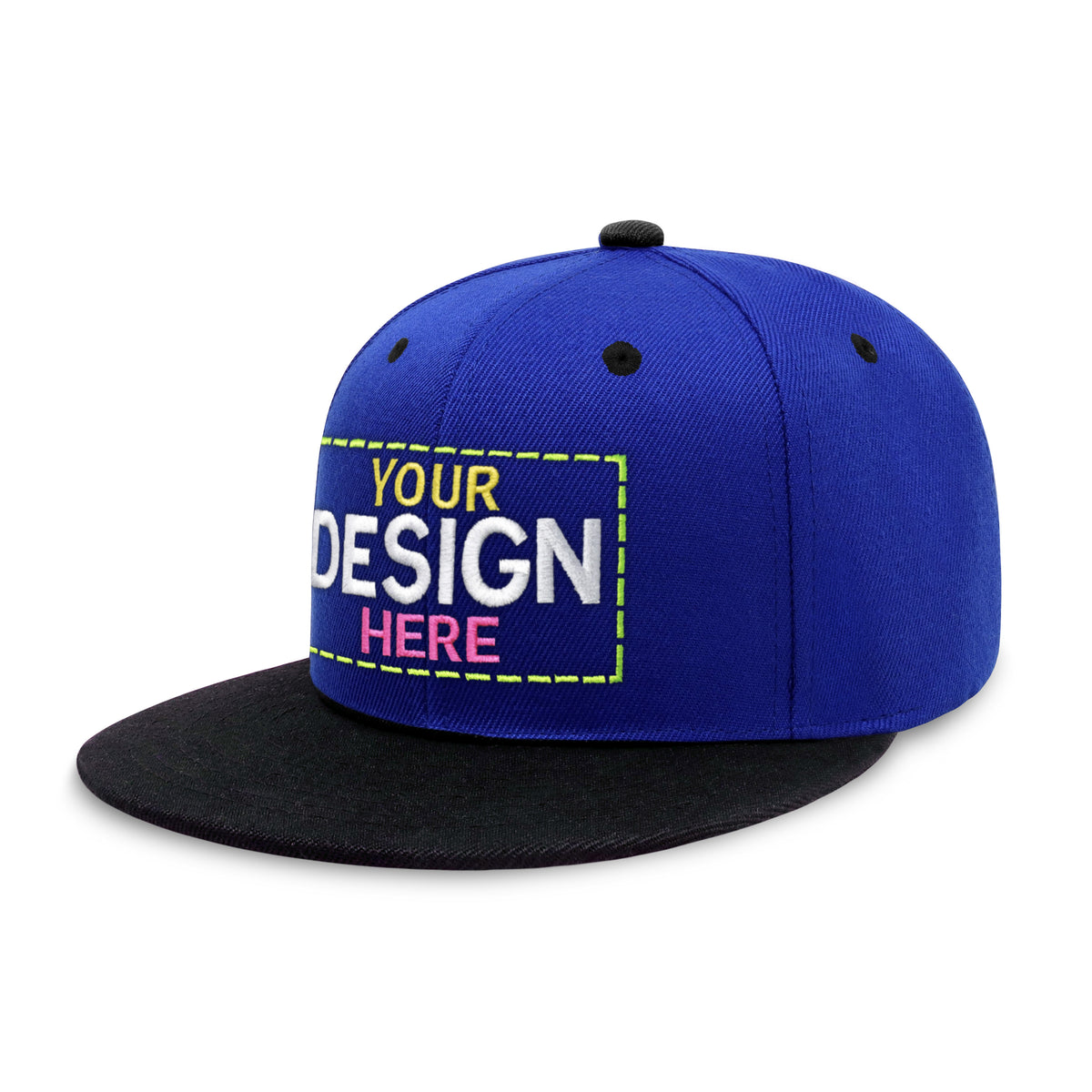 Custom Two-Tone Edge Flat Bill