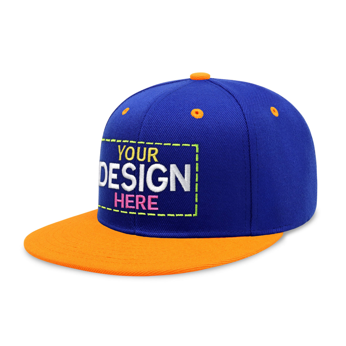 Custom Two-Tone Edge Flat Bill