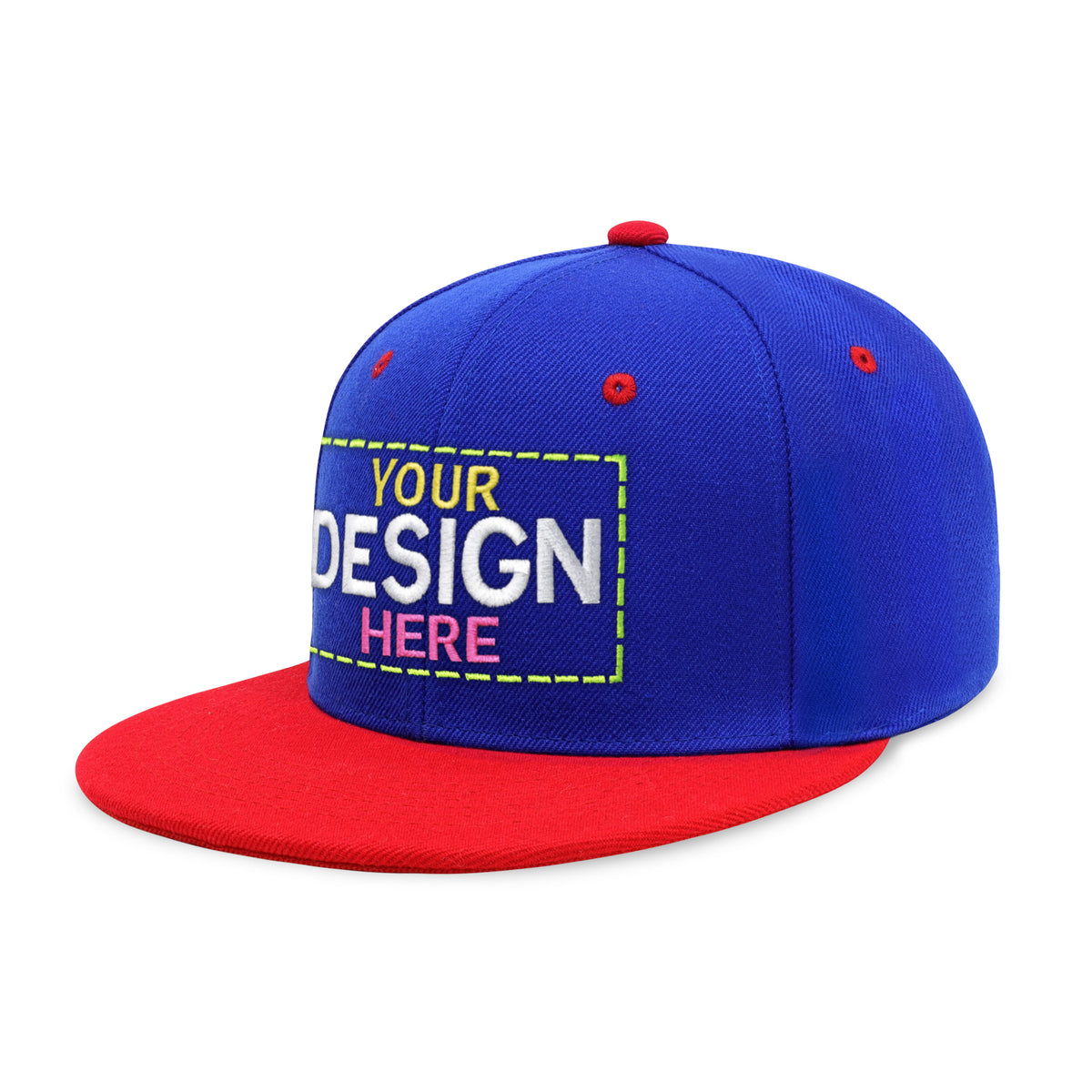 Custom Two-Tone Edge Flat Bill