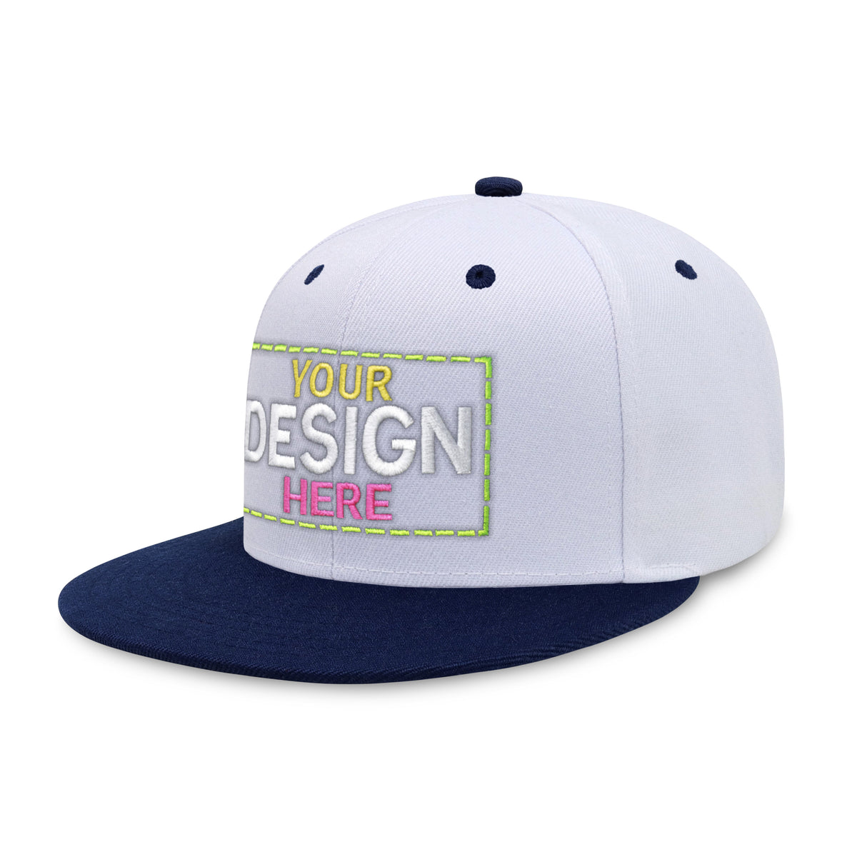 Custom Two-Tone Edge Flat Bill