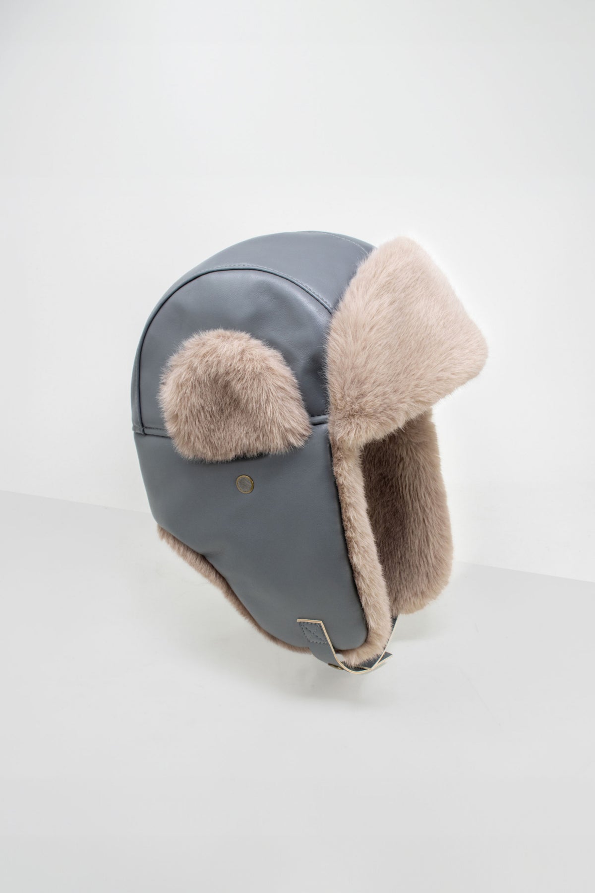 PU Leather Trapper Hat