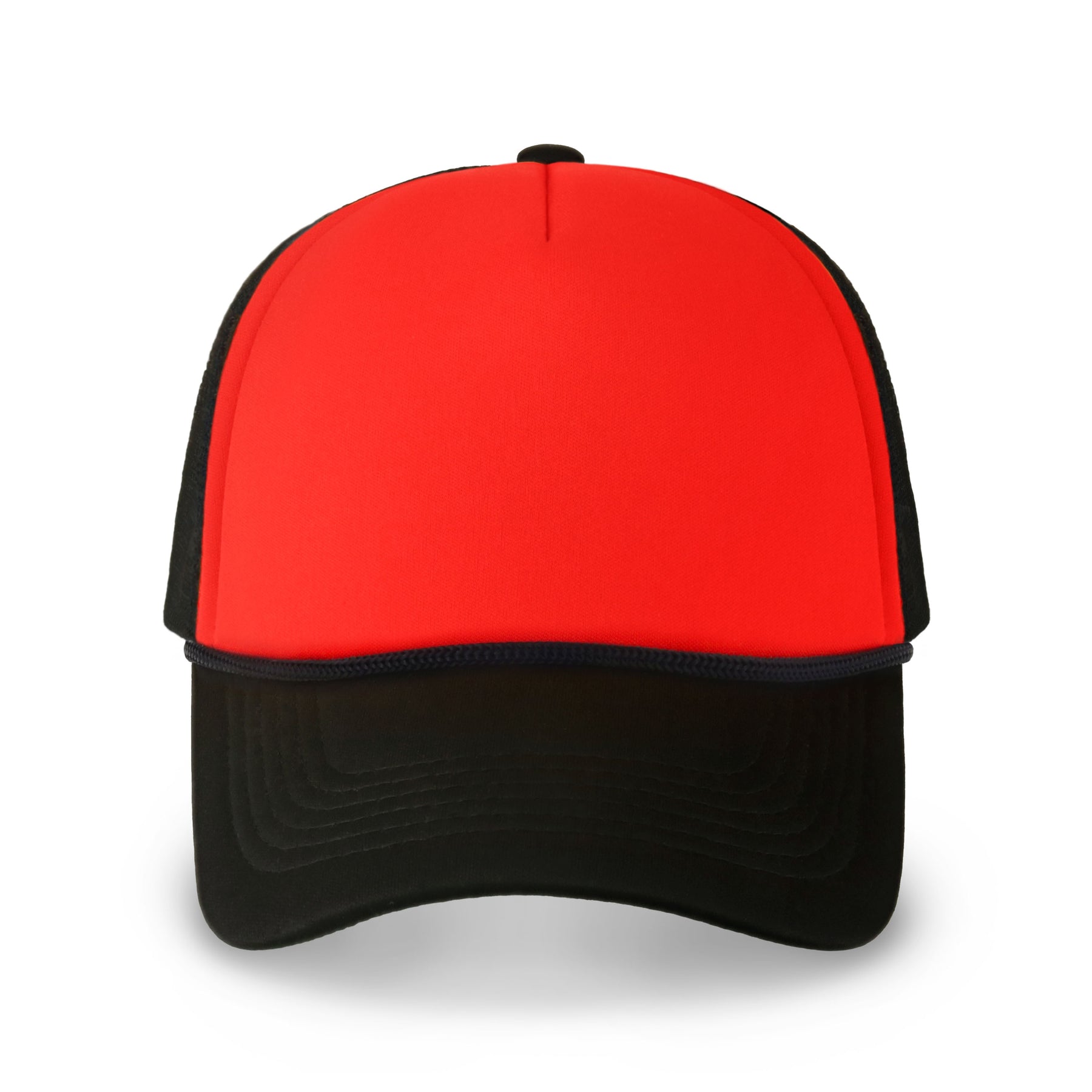 Two-Tone Foam Cap with Rope