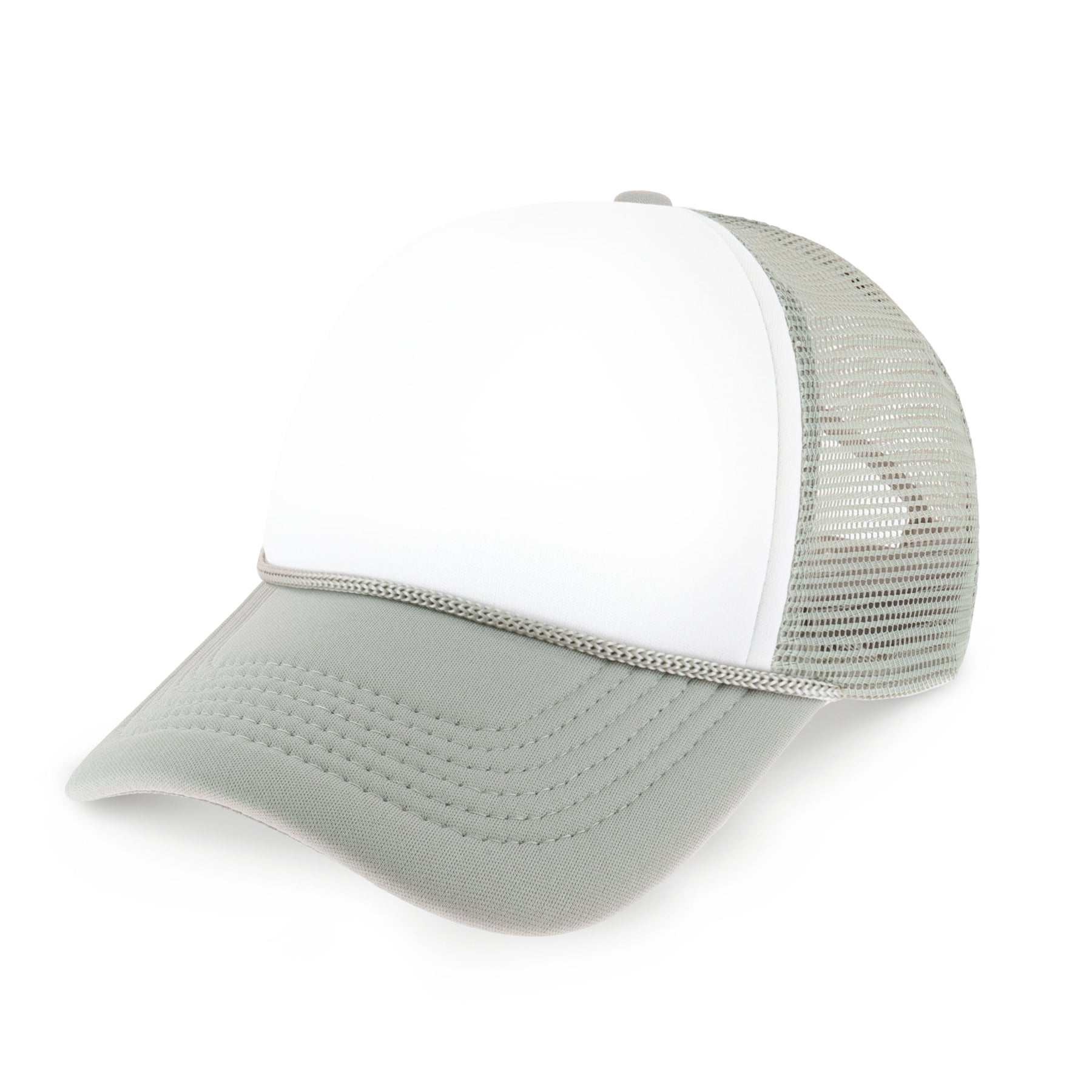 Two-Tone Foam Cap with Rope
