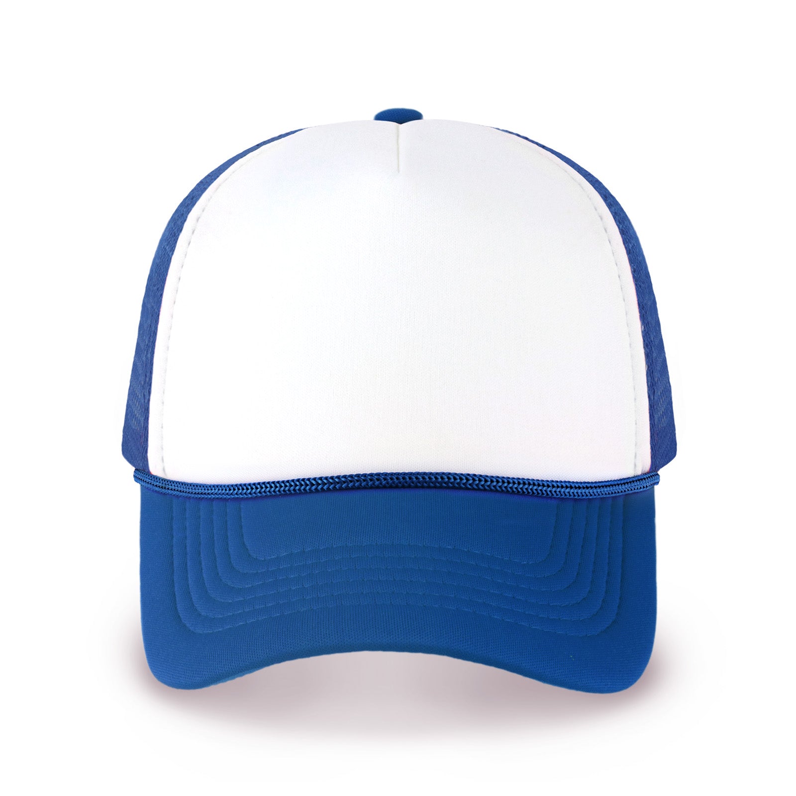 Two-Tone Foam Cap with Rope