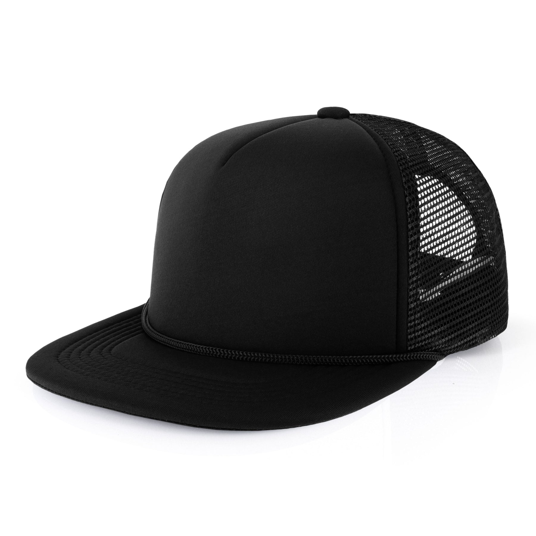 Foam Flat Bill with Rope