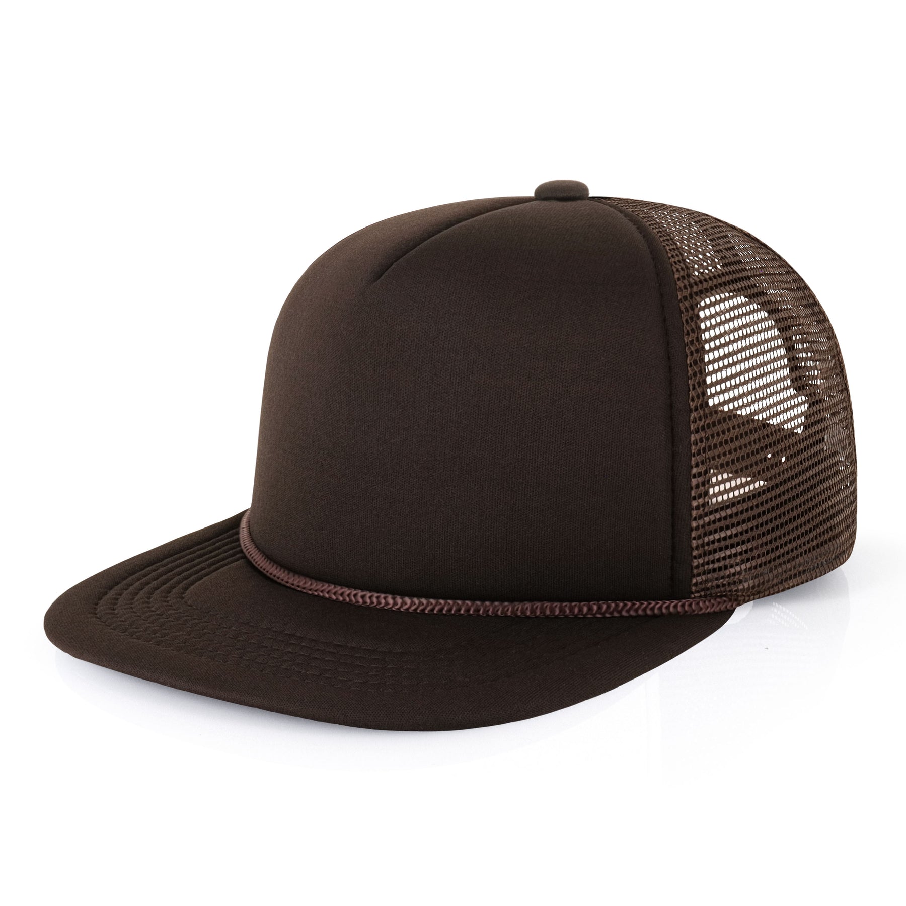 Foam Flat Bill with Rope