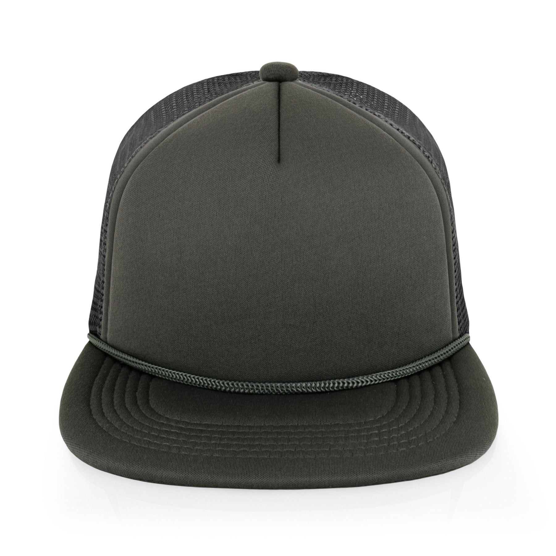 Foam Flat Bill with Rope