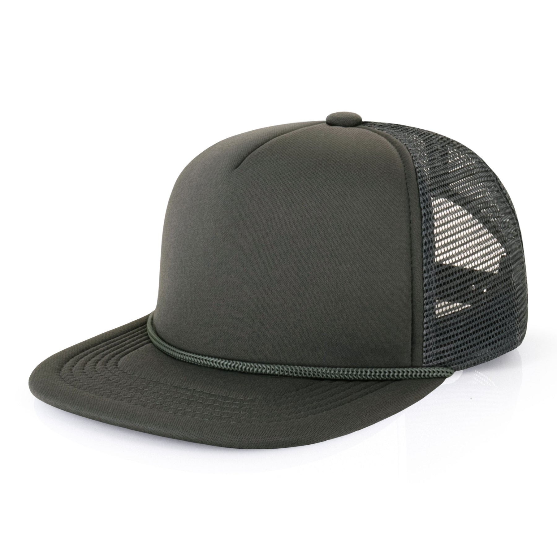 Foam Flat Bill with Rope