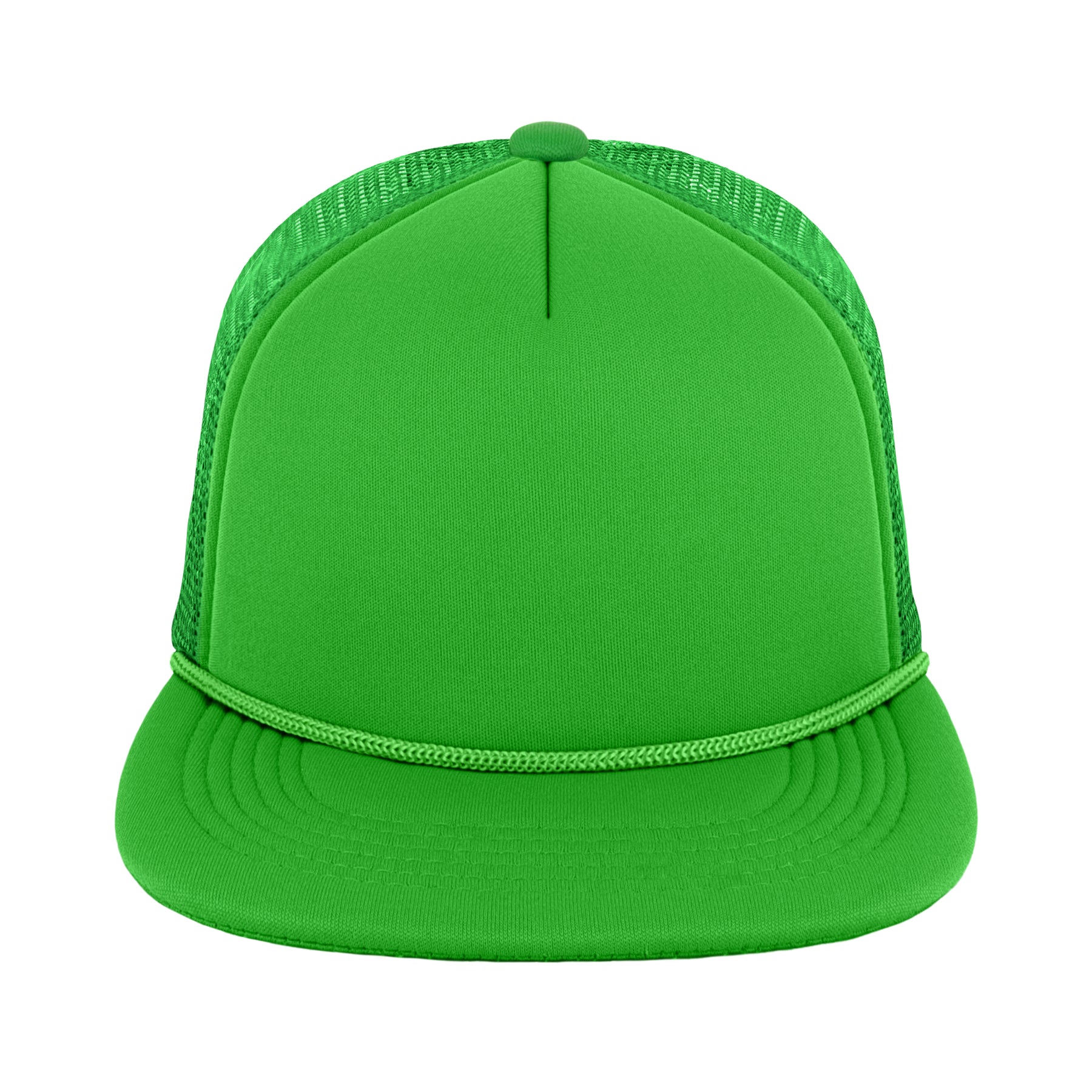 Foam Flat Bill with Rope