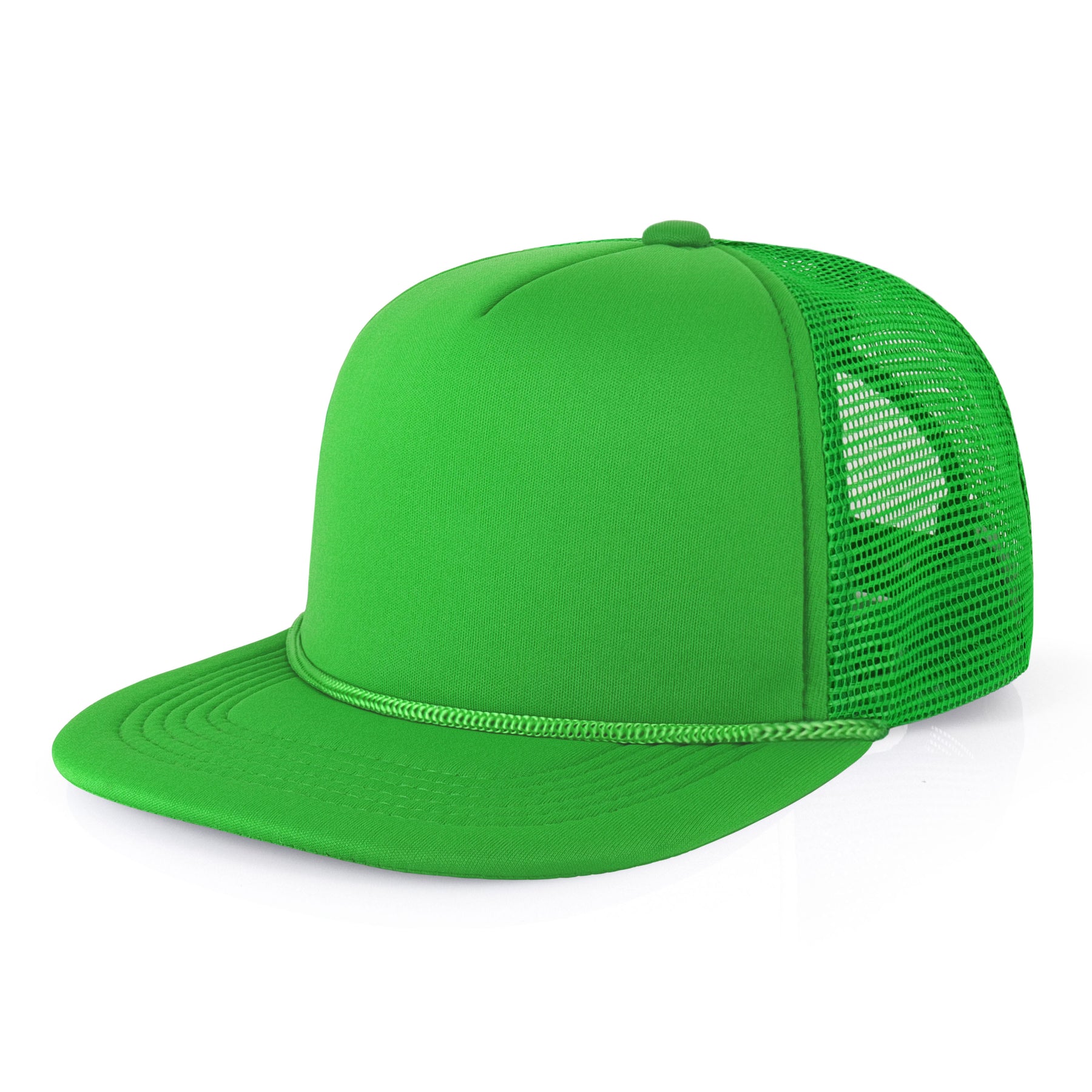 Foam Flat Bill with Rope