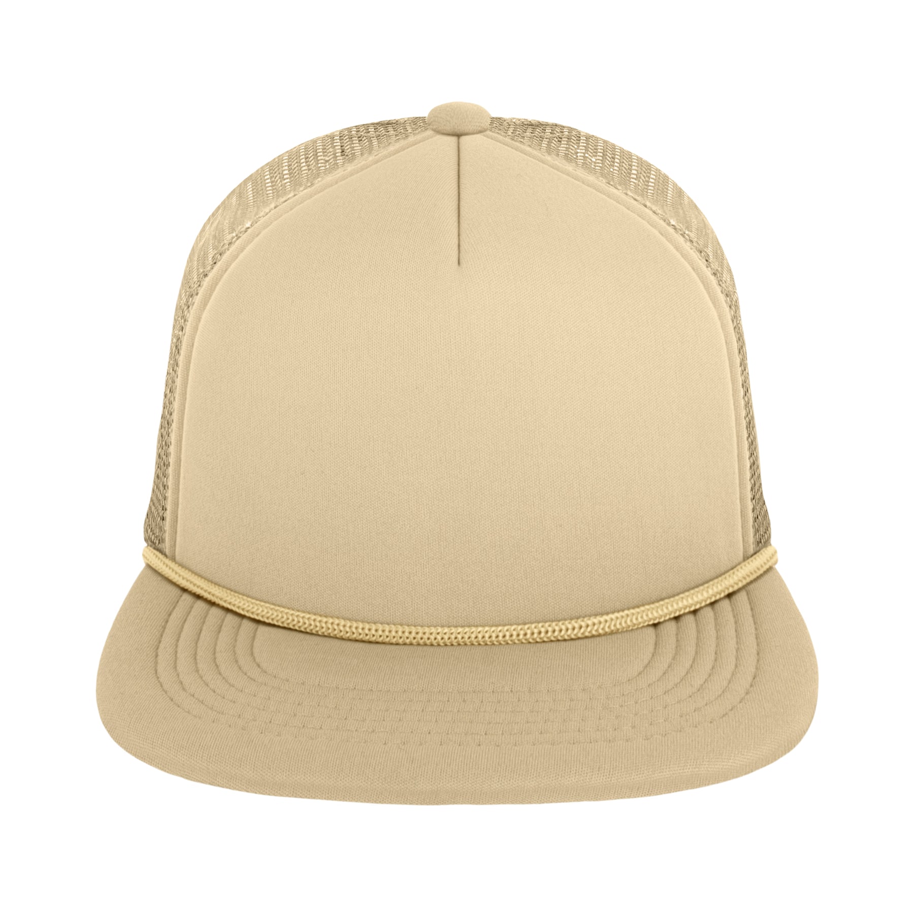 Foam Flat Bill with Rope