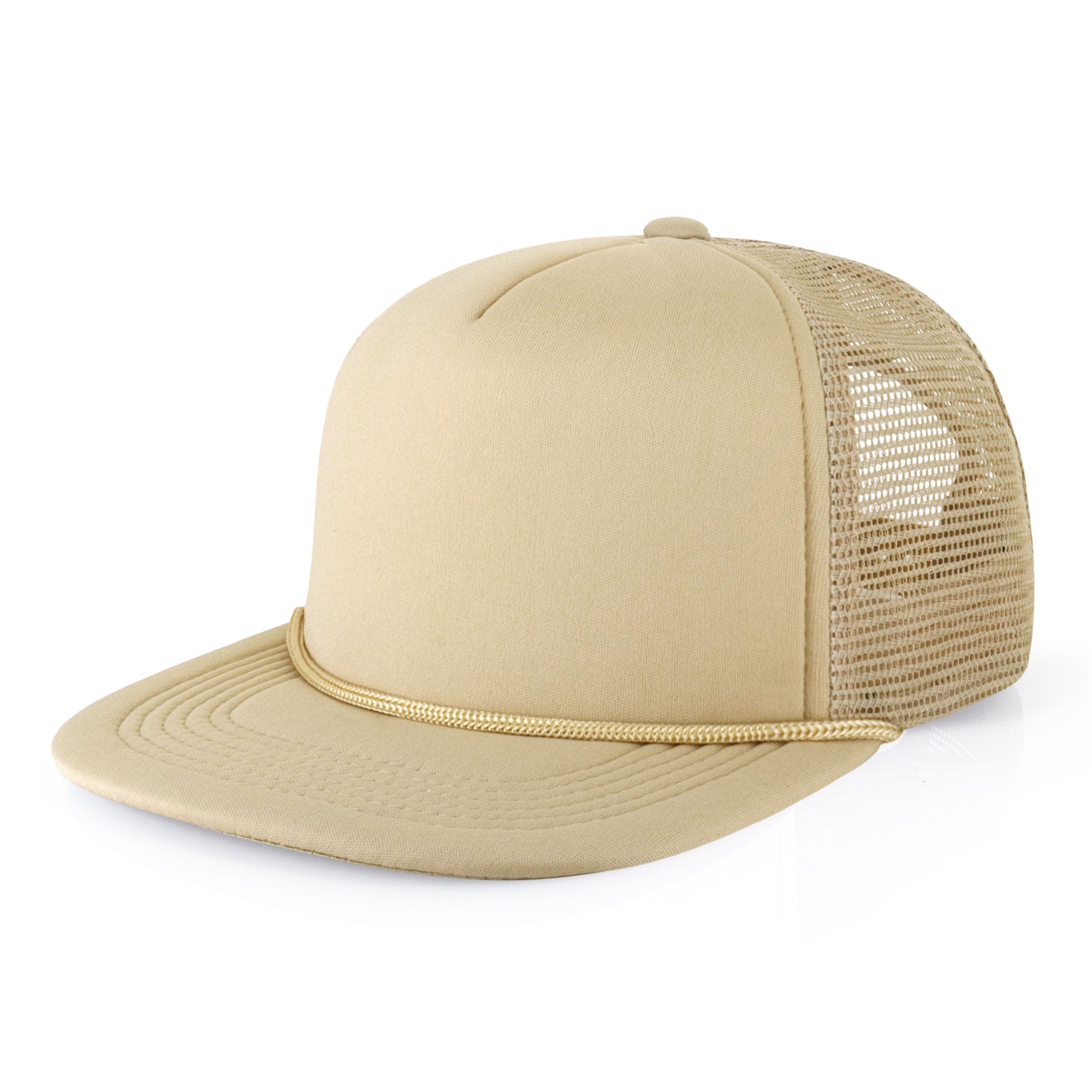 Foam Flat Bill with Rope