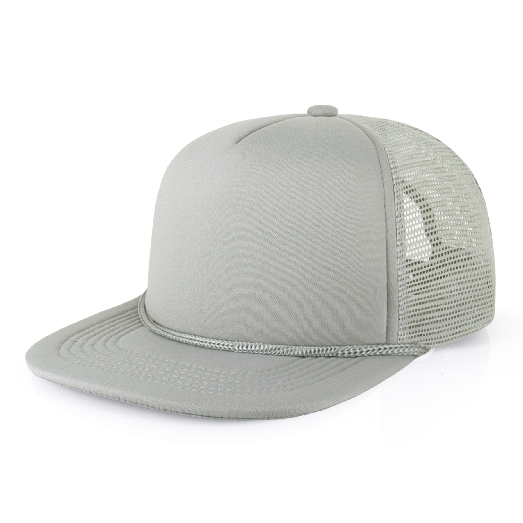 Foam Flat Bill with Rope
