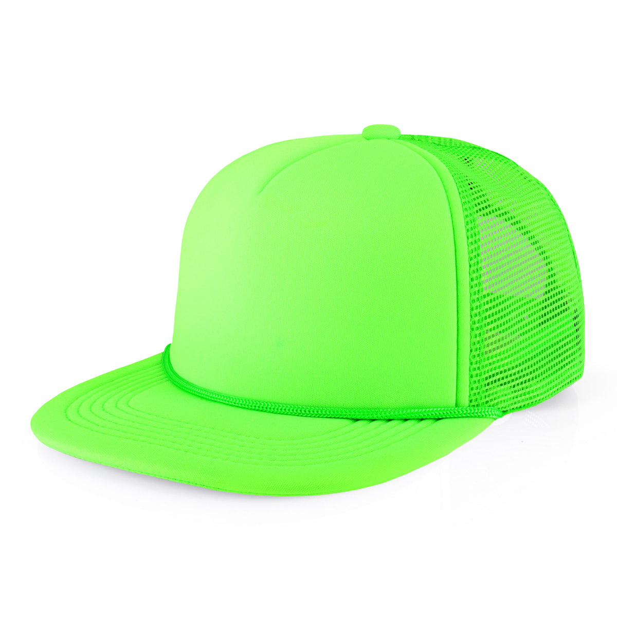 Foam Flat Bill with Rope