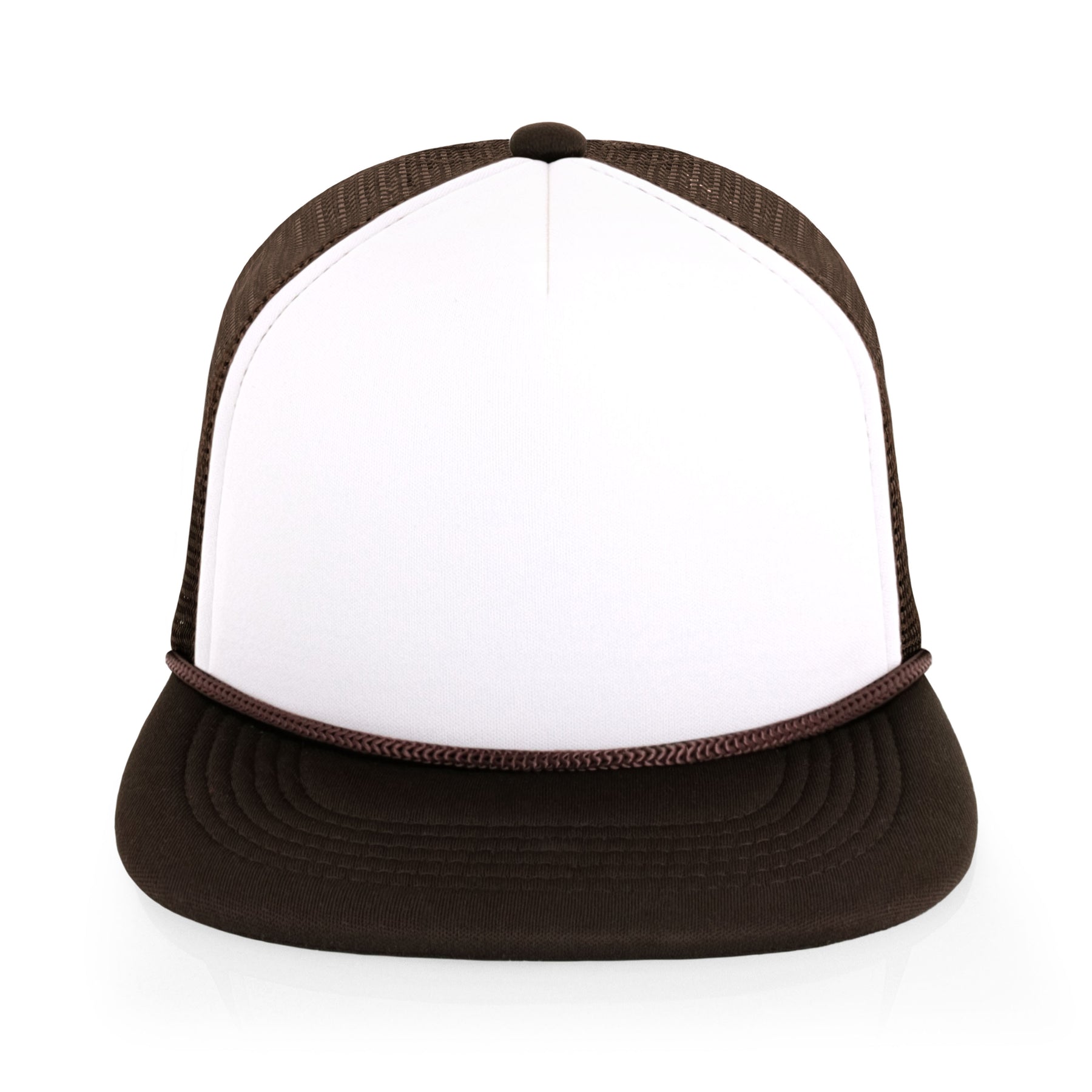 Two-Tone Foam Flat Bill with Rope