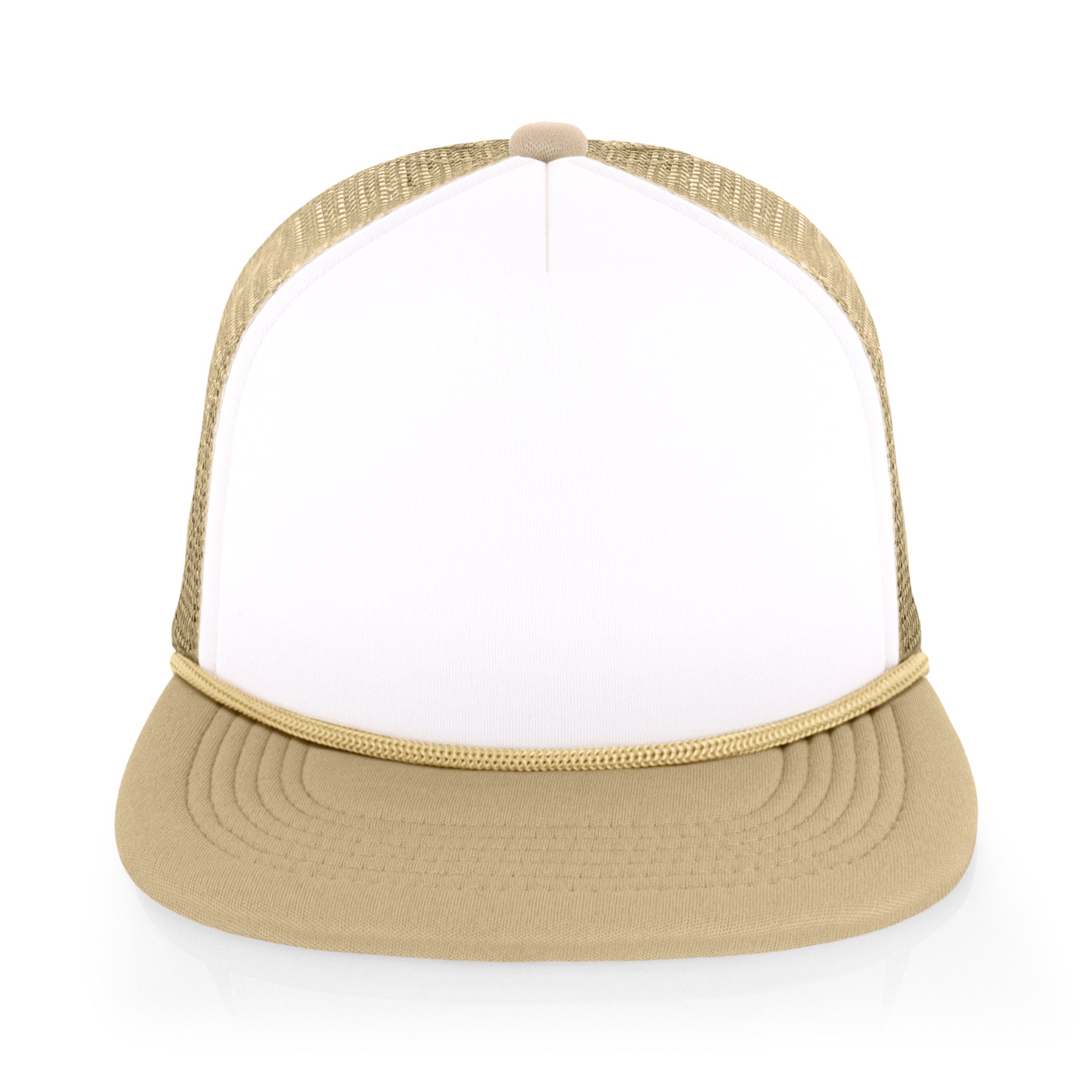 Two-Tone Foam Flat Bill with Rope