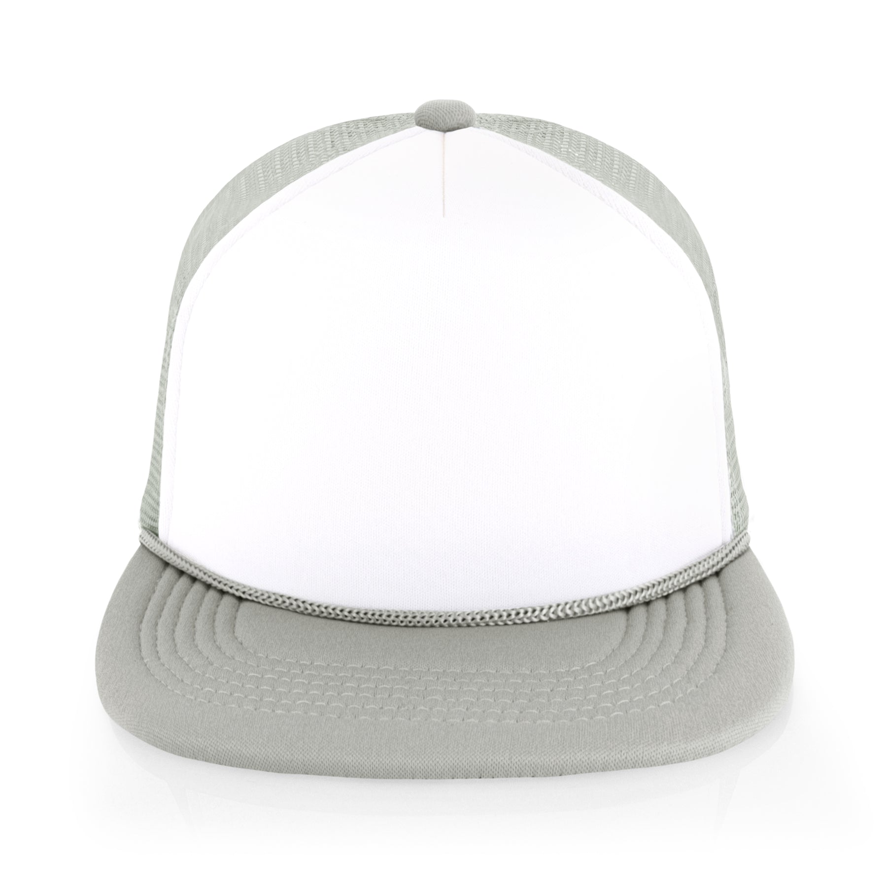 Two-Tone Foam Flat Bill with Rope