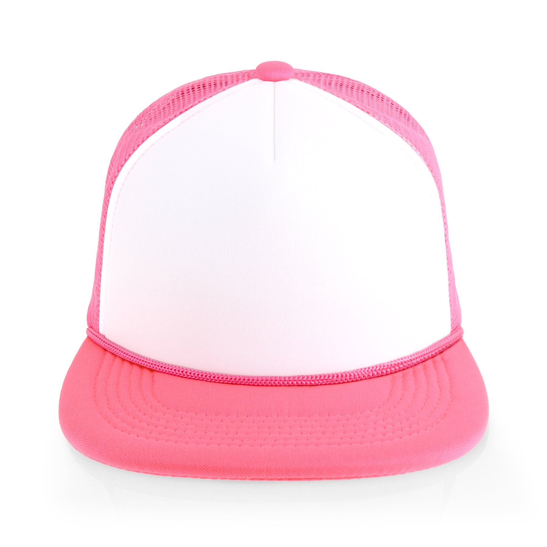 Two-Tone Foam Flat Bill with Rope