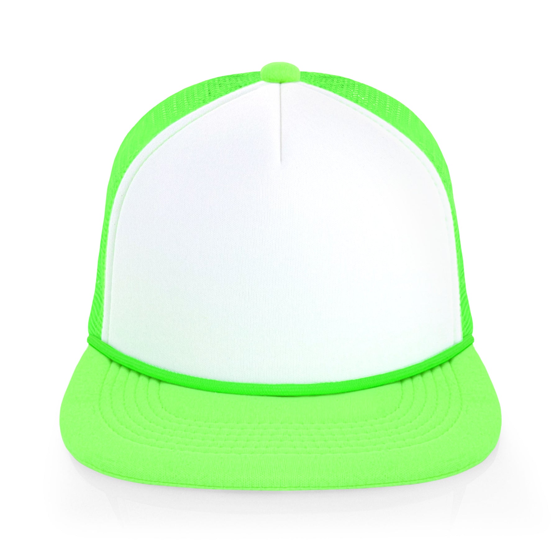 Two-Tone Foam Flat Bill with Rope