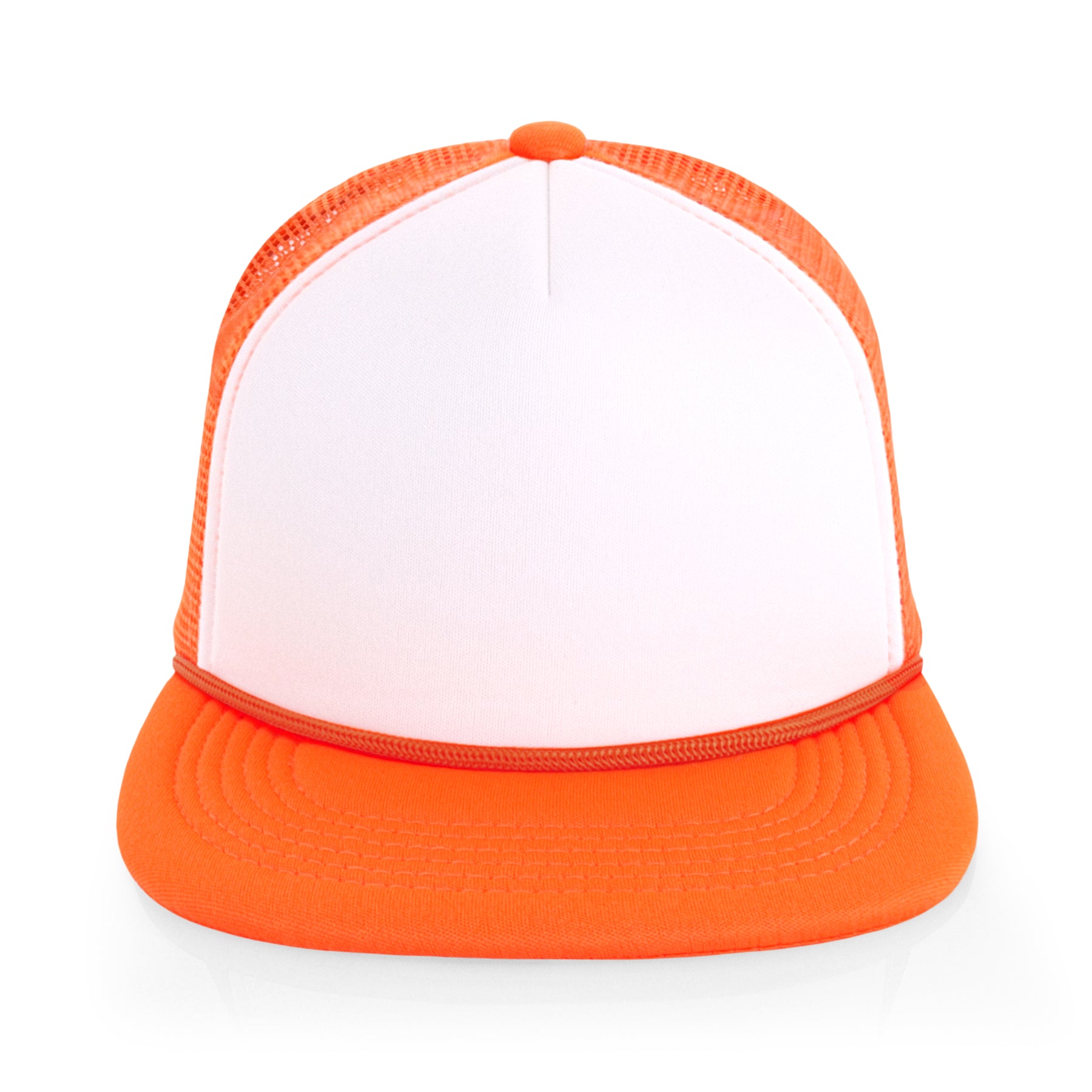 Two-Tone Foam Flat Bill with Rope