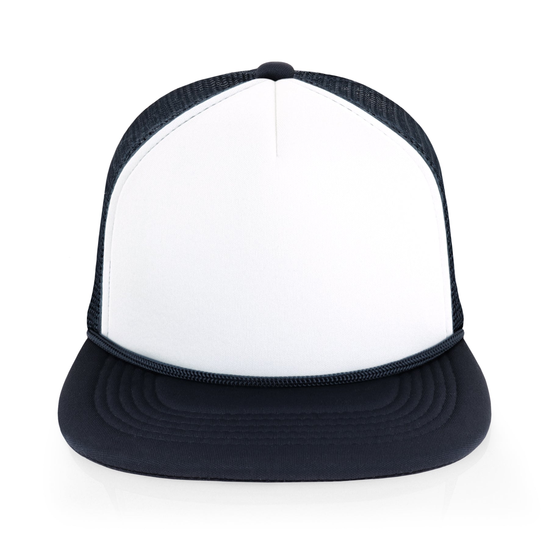 Two-Tone Foam Flat Bill with Rope