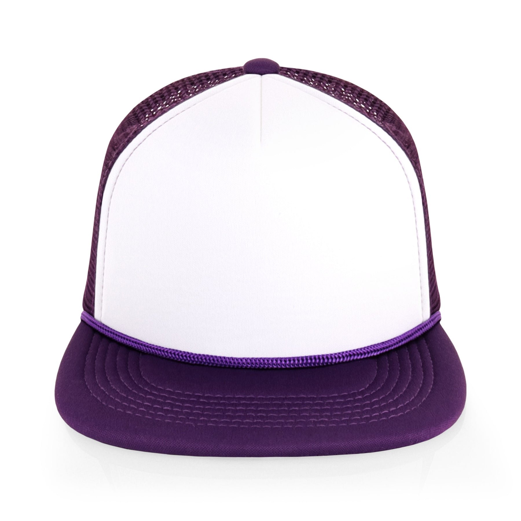 Two-Tone Foam Flat Bill with Rope