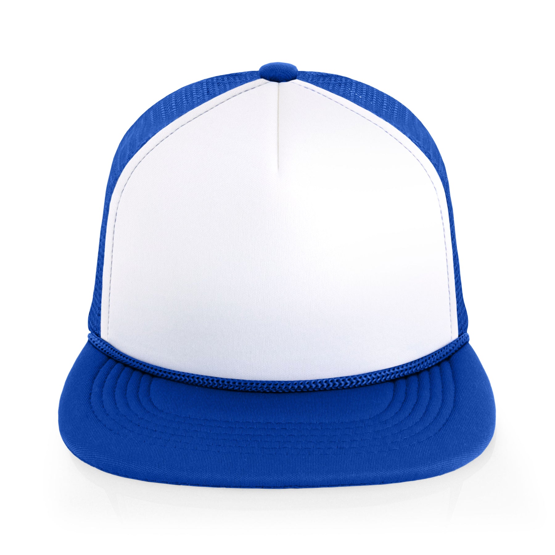 Two-Tone Foam Flat Bill with Rope