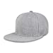 Two-Tone Heather Grey Flat Bill