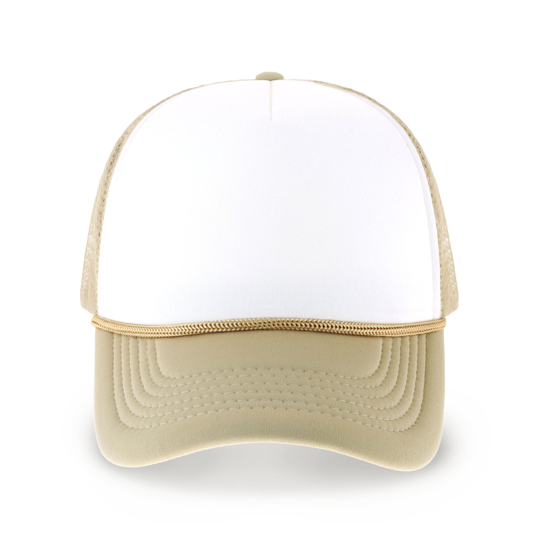 Two-Tone Foam Cap with Rope
