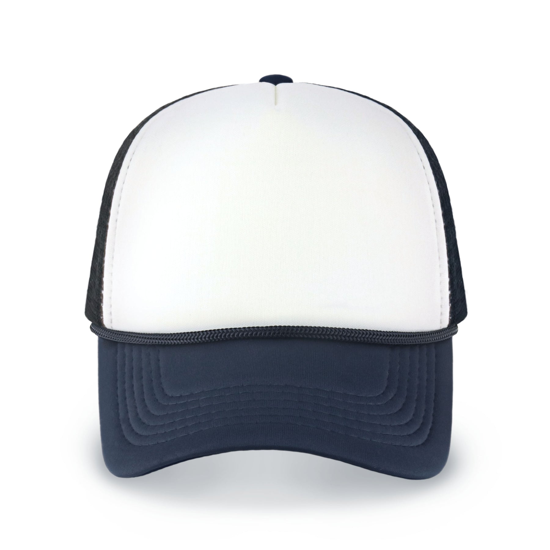 Two-Tone Foam Cap with Rope
