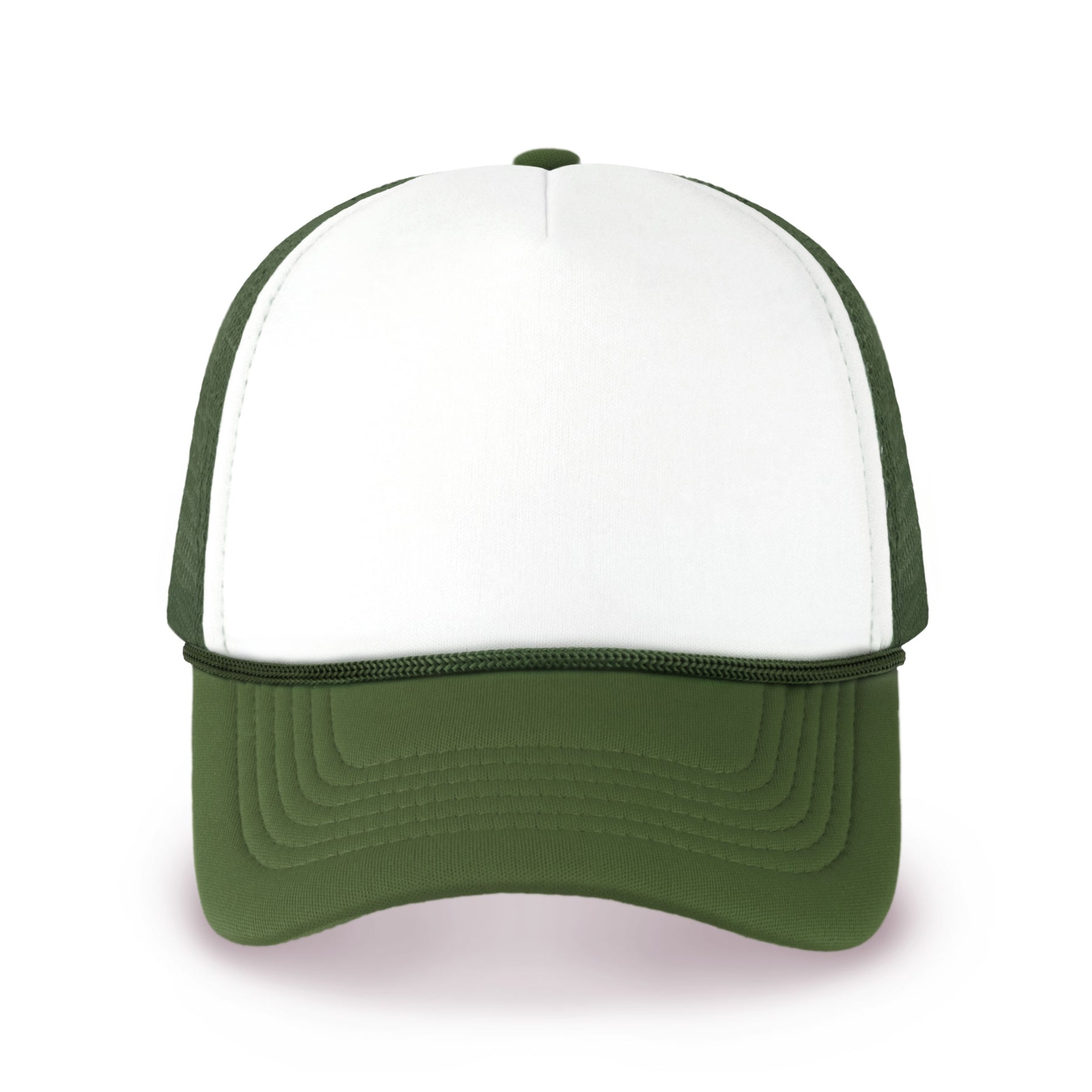 Two-Tone Foam Cap with Rope