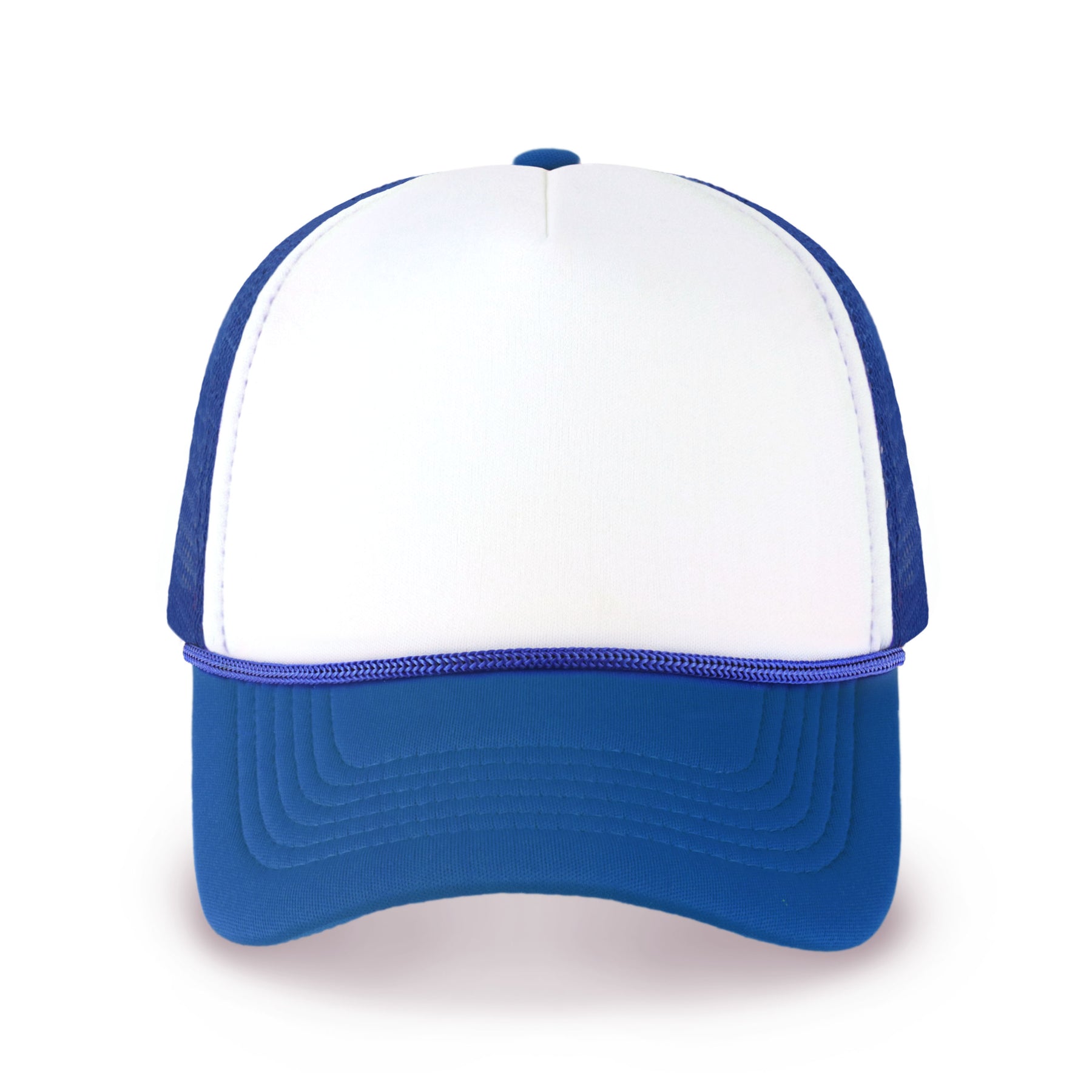 Two-Tone Foam Cap with Rope