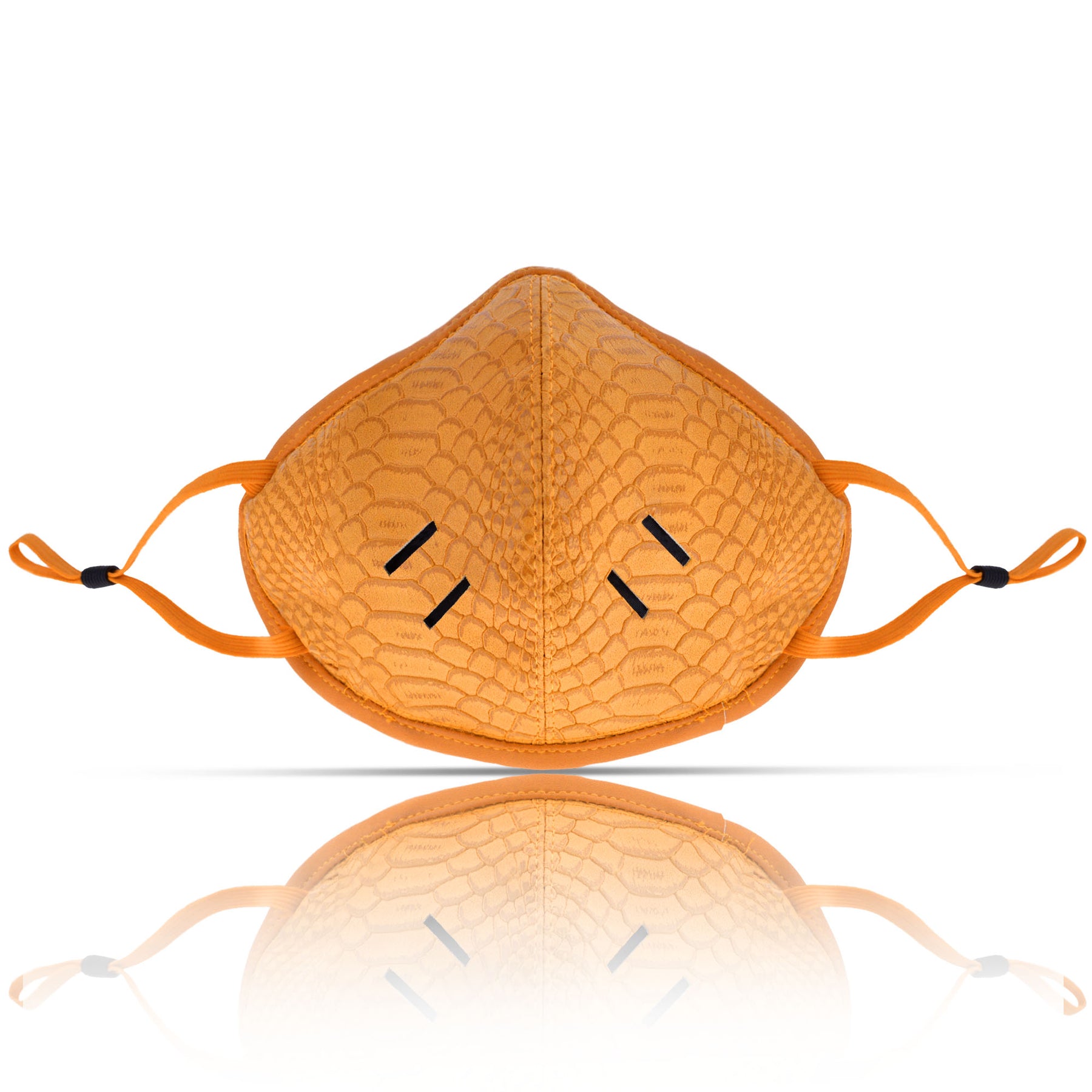 camel Leather Face Mask