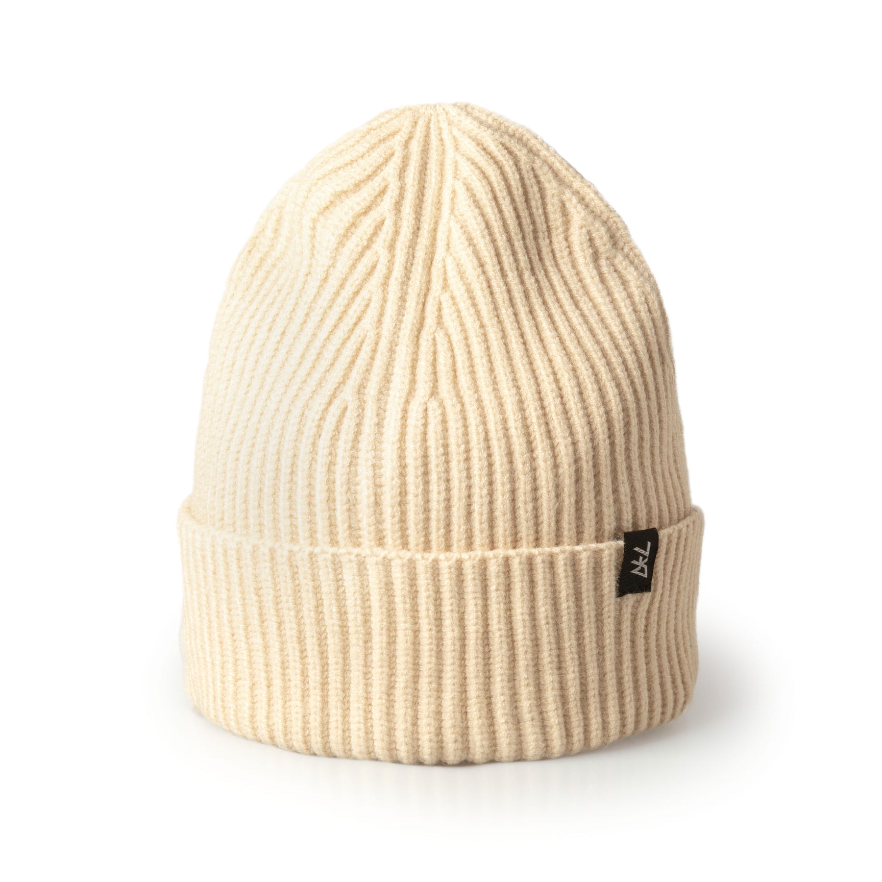 Latte Ribbed Fisherman Beanie