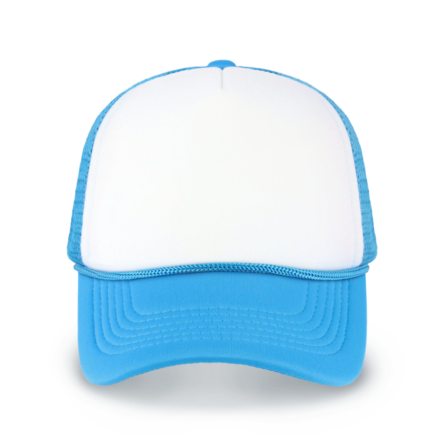Two-Tone Foam Cap with Rope