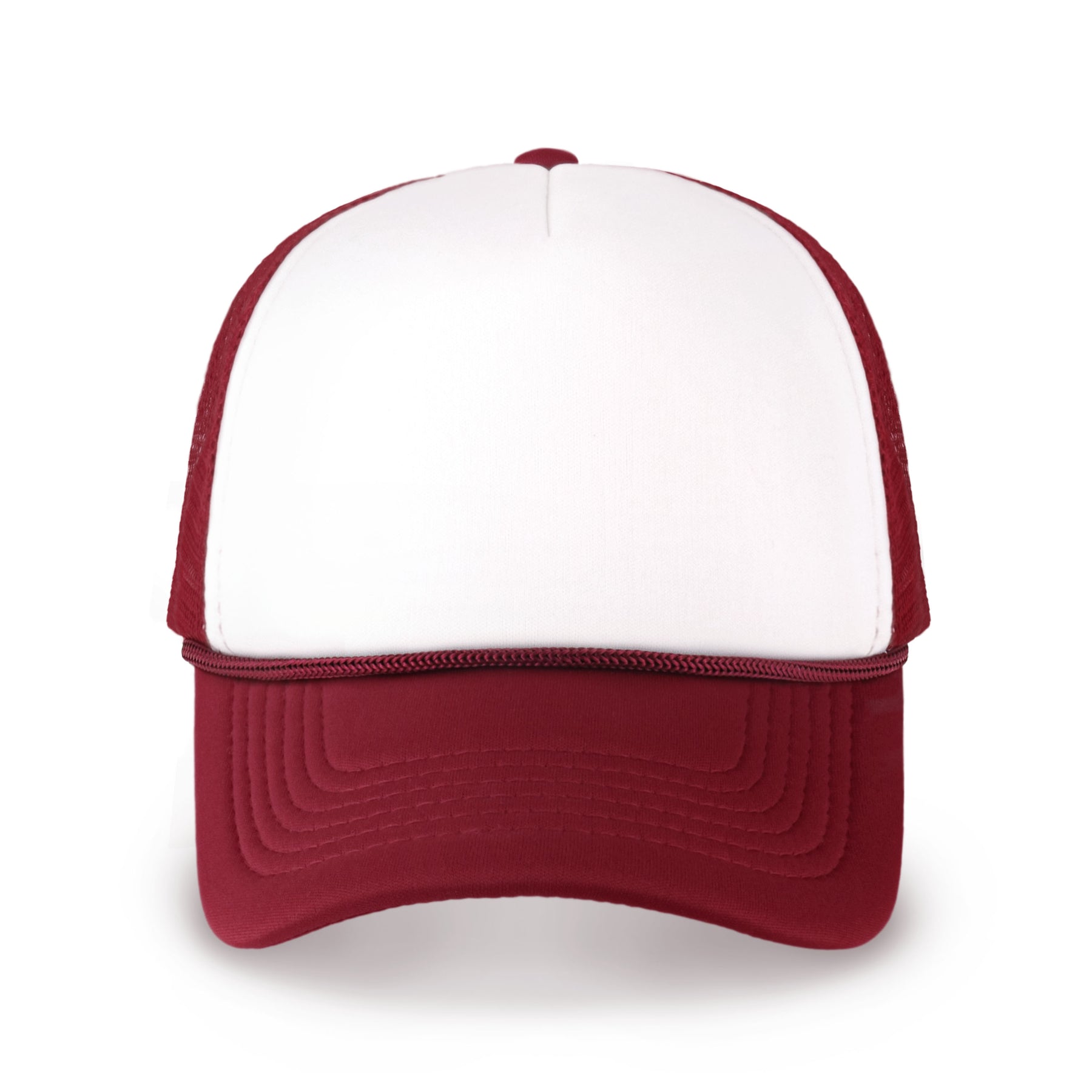 Two-Tone Foam Cap with Rope