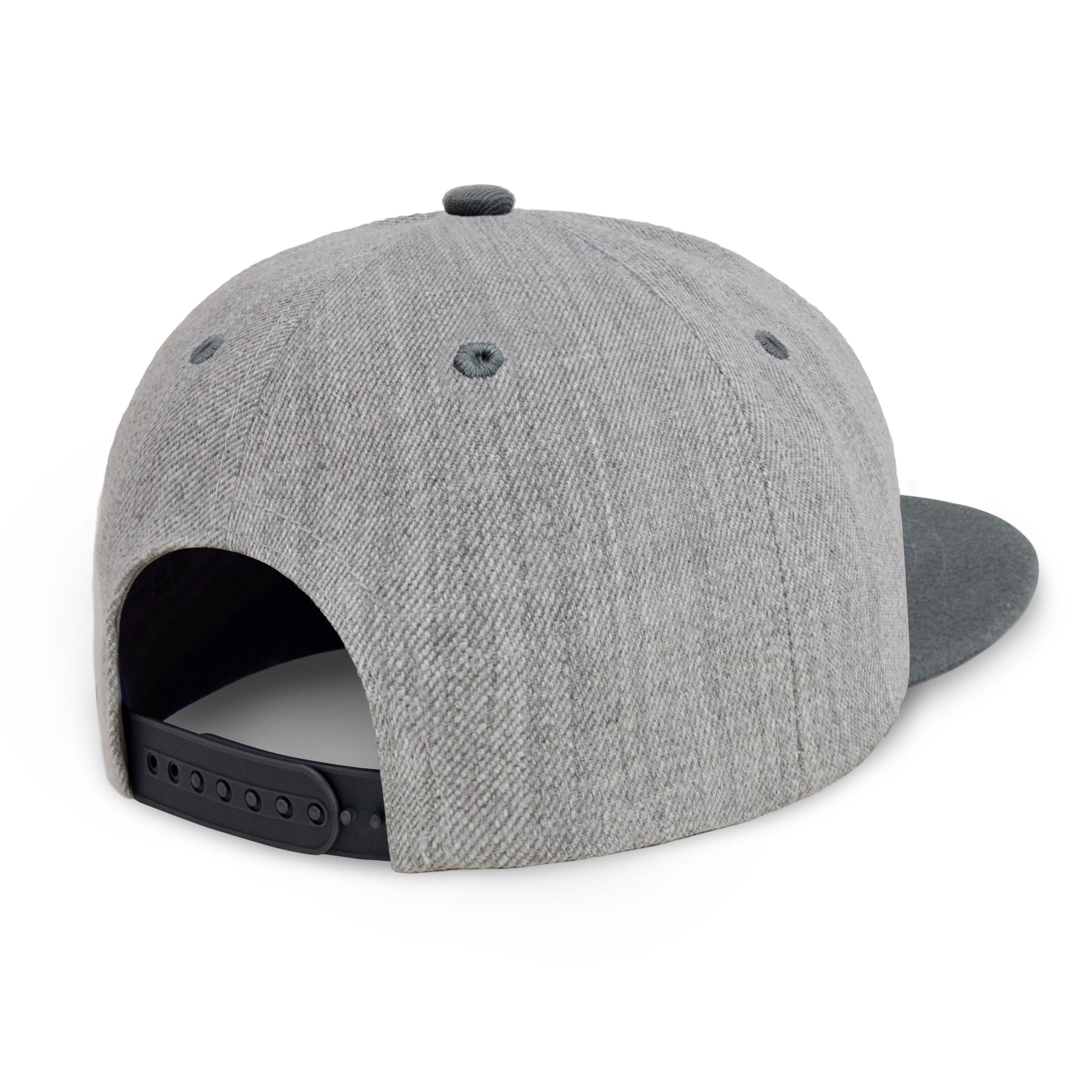Two-Tone Heather Grey Flat Bill