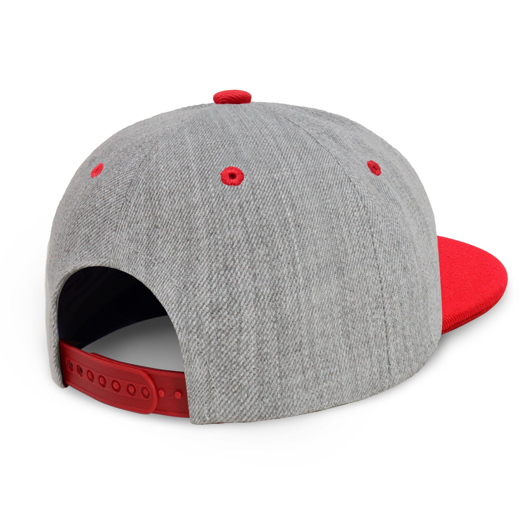 Two-Tone Heather Grey Flat Bill