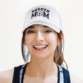 Soccer Mom Design Embroidered Cap