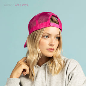 Two-Tone Foam Cap with Rope
