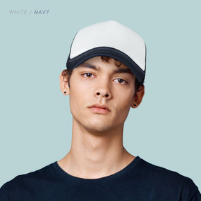 Two-Tone Foam Cap with Rope